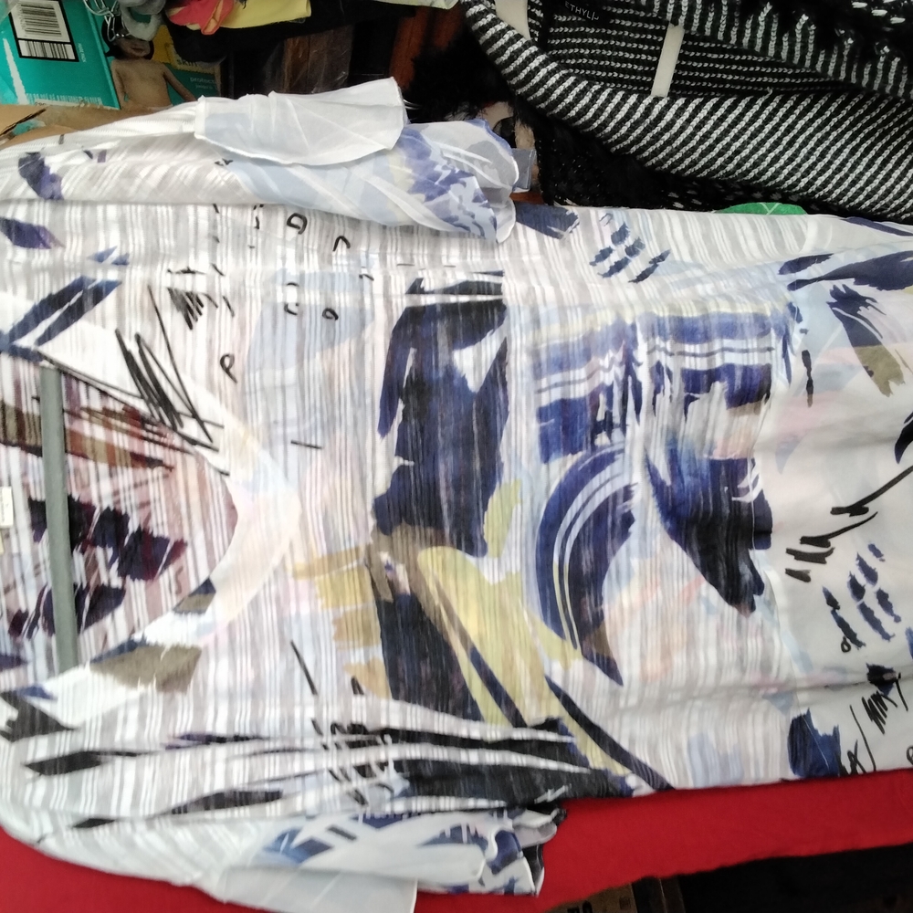 Abstract Print Women's Blouse